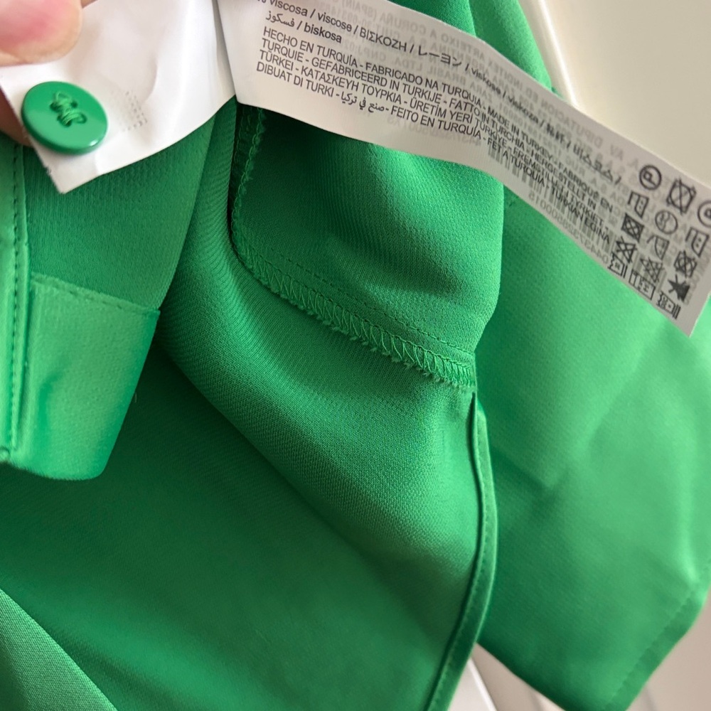 Zara Satin Blouse/Button down - Picture 3 of 7